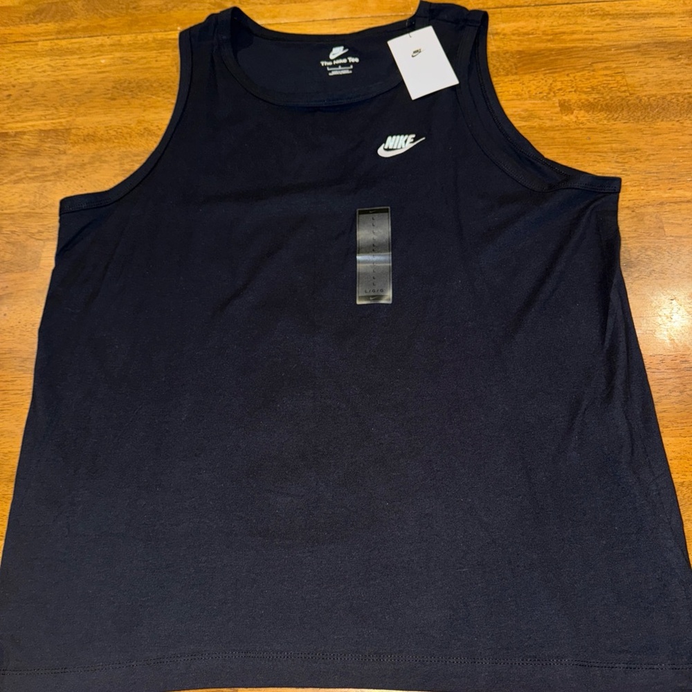 Nike Mens Club Training Tank Top Black BQ1260-010 Large New With Tags